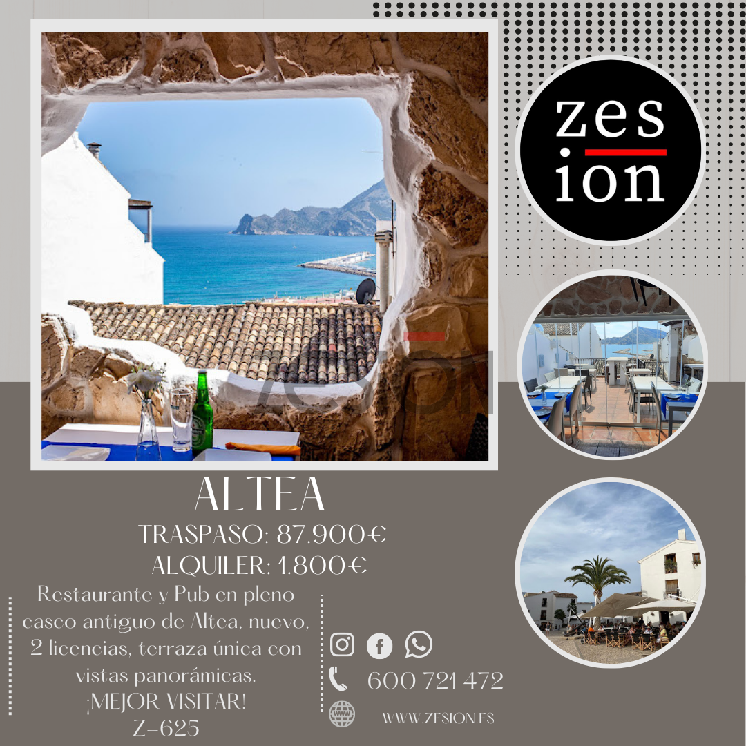 For share of commercial in Altea