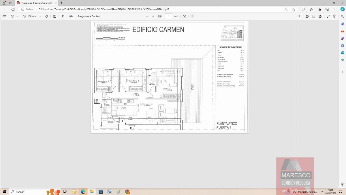 For sale of penthouse in Fuengirola