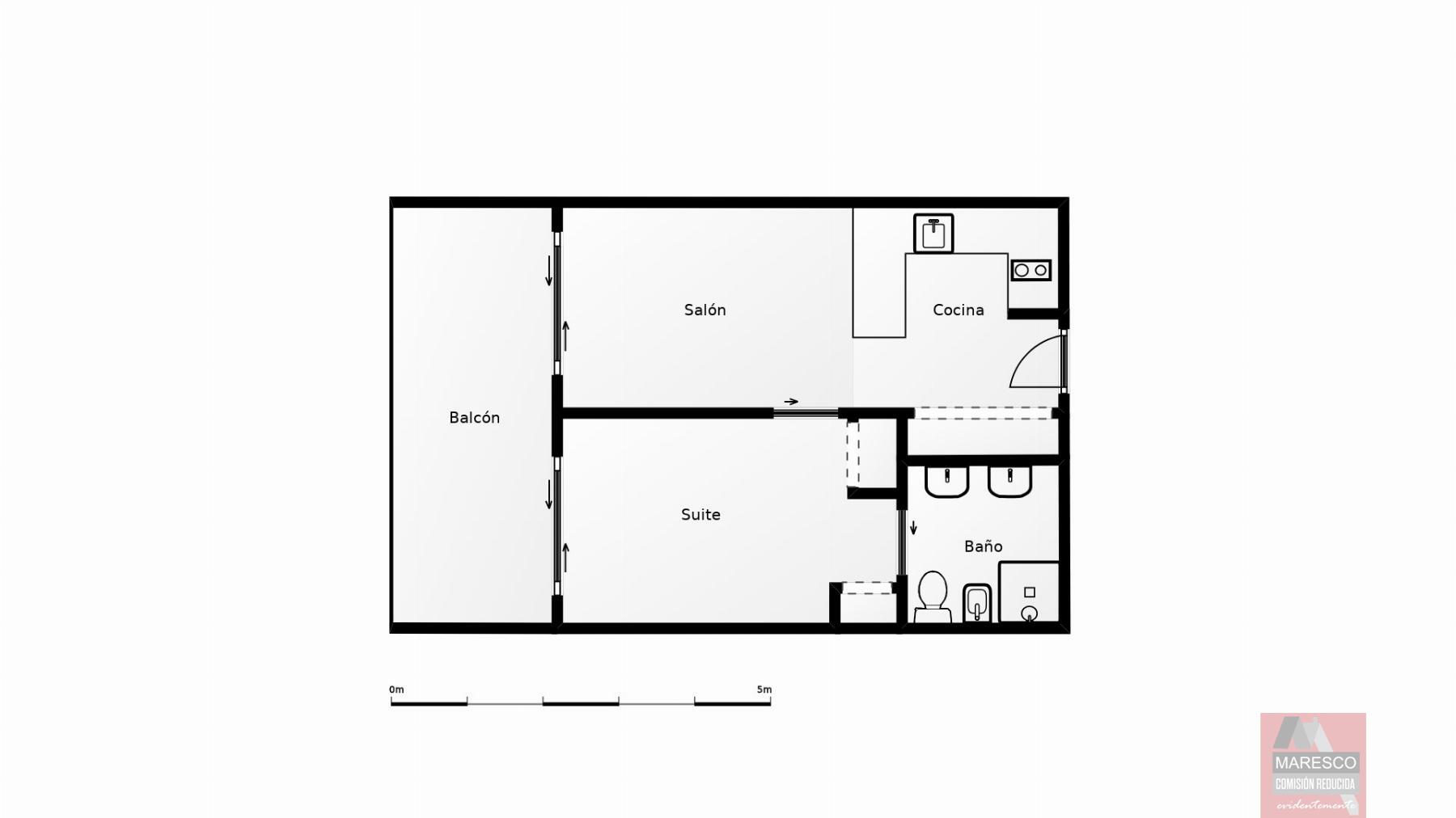 For sale of apartment in Málaga