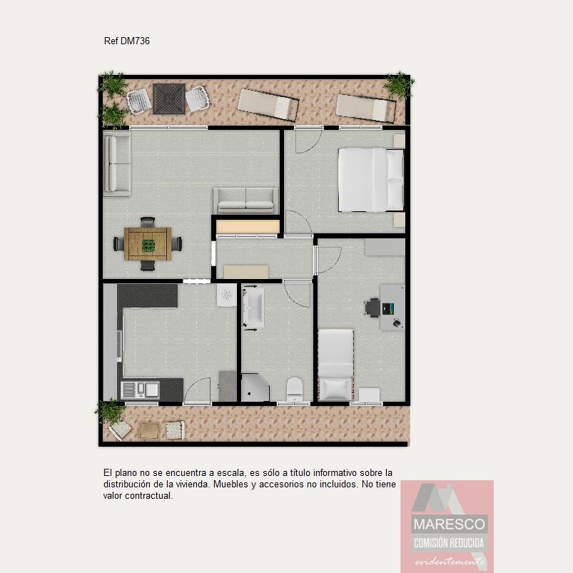 For sale of flat in Mijas