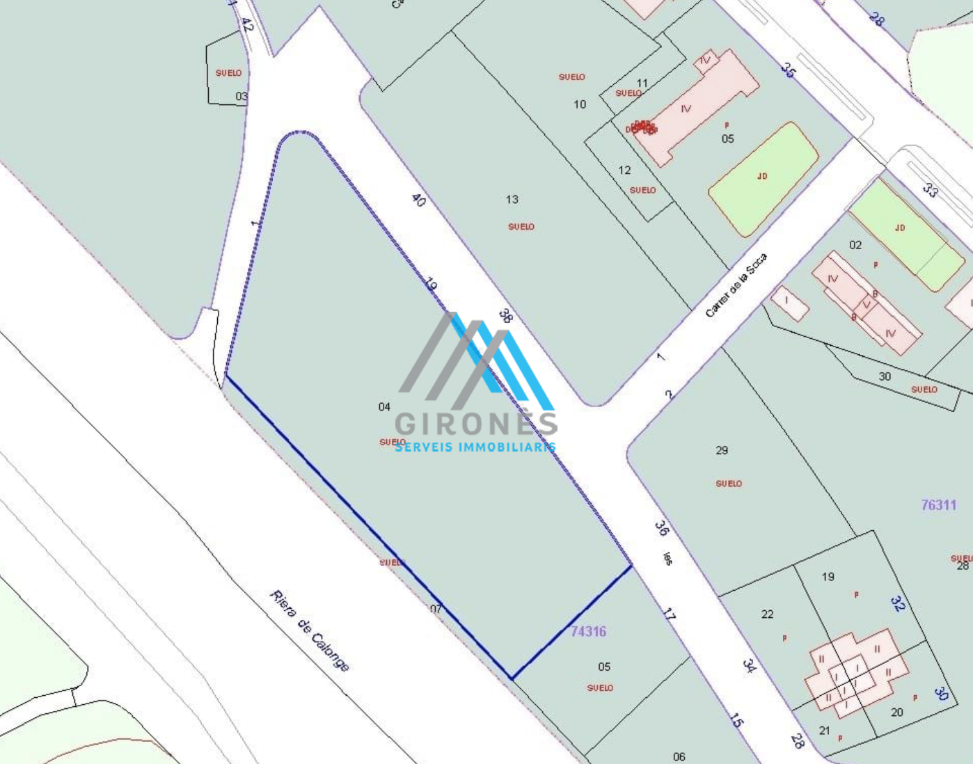 For sale of land in Sant Antoni de Calonge