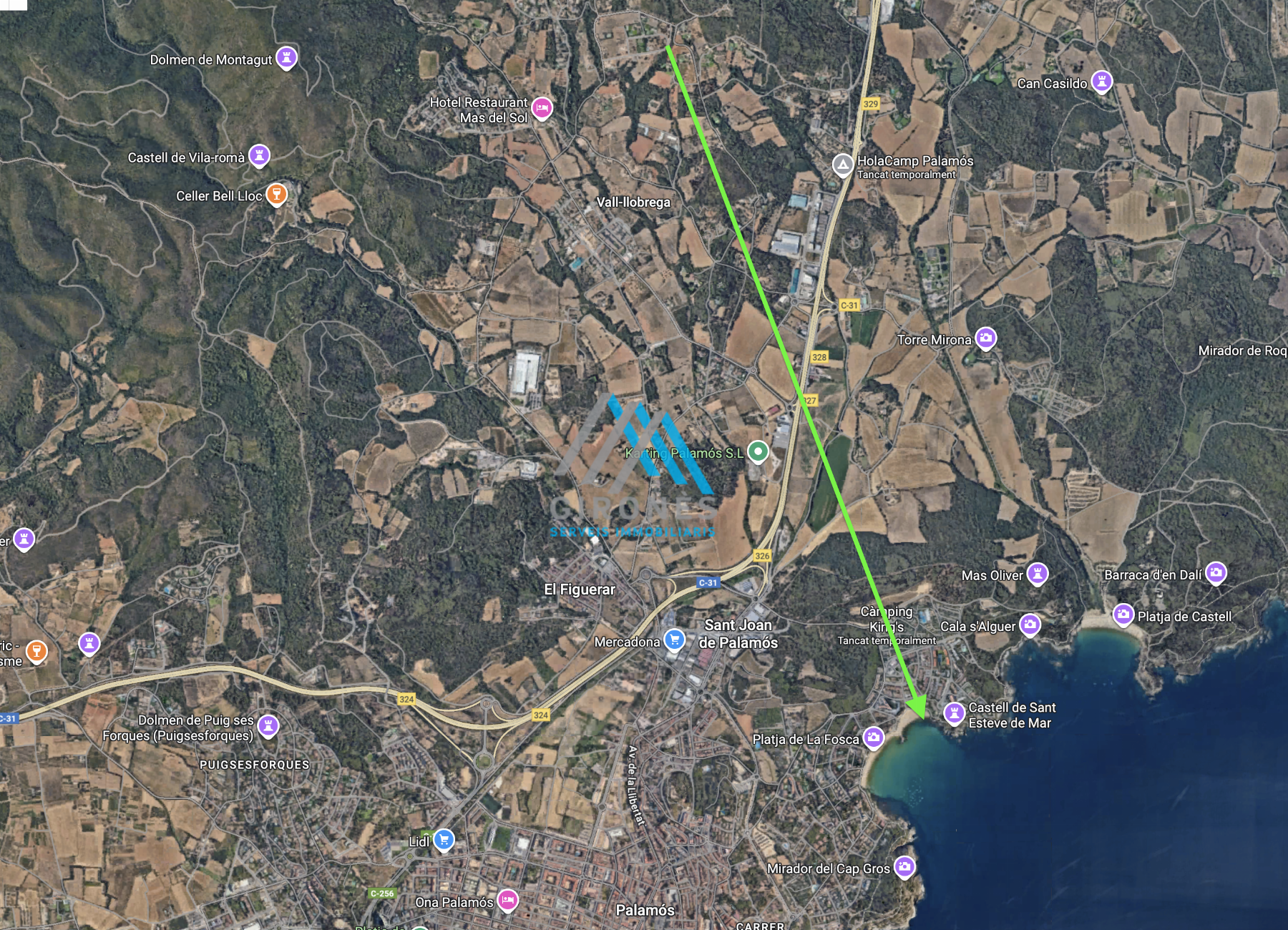 Venda de terreny a Palamós