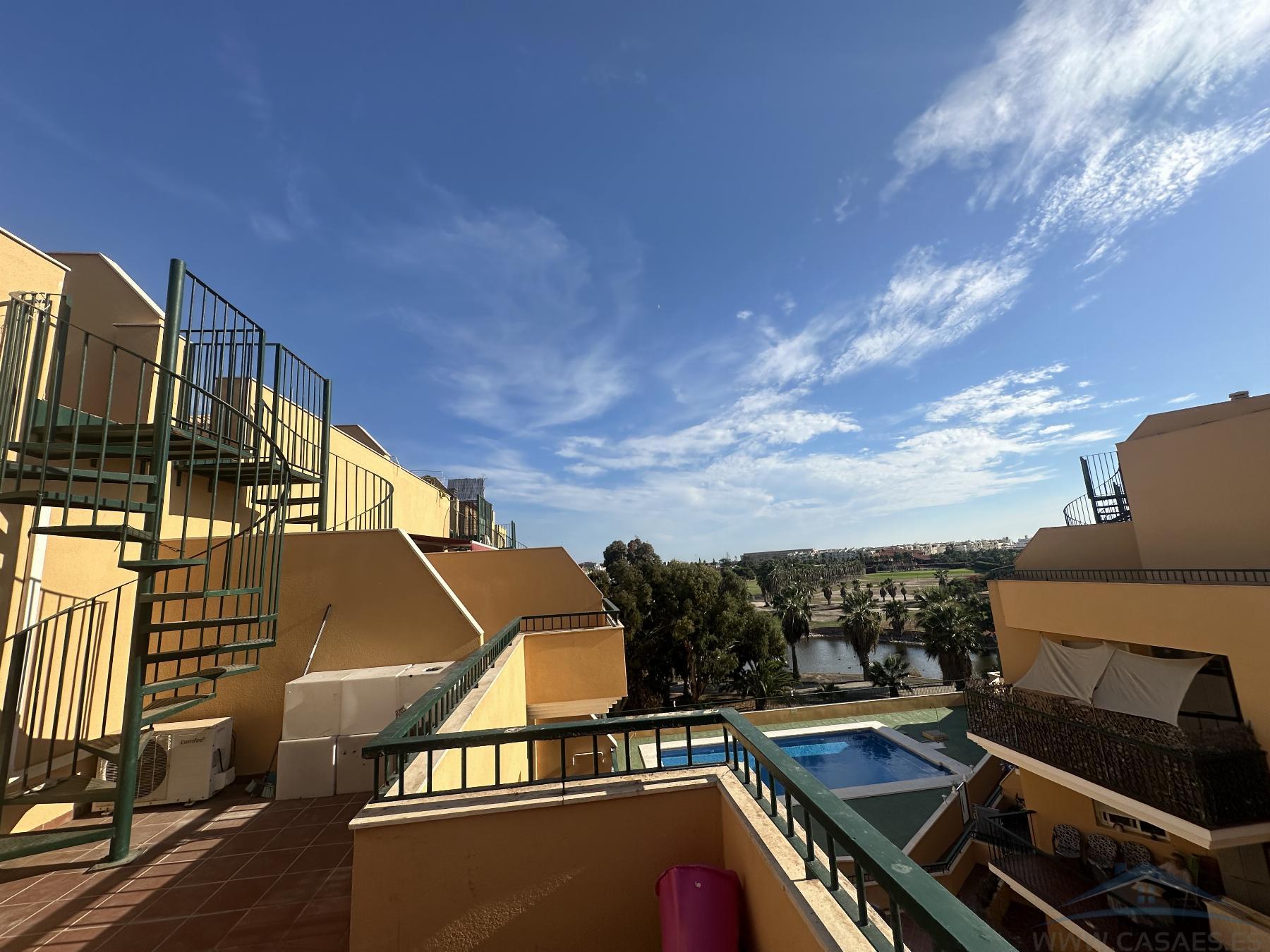 For sale of penthouse in Roquetas de Mar
