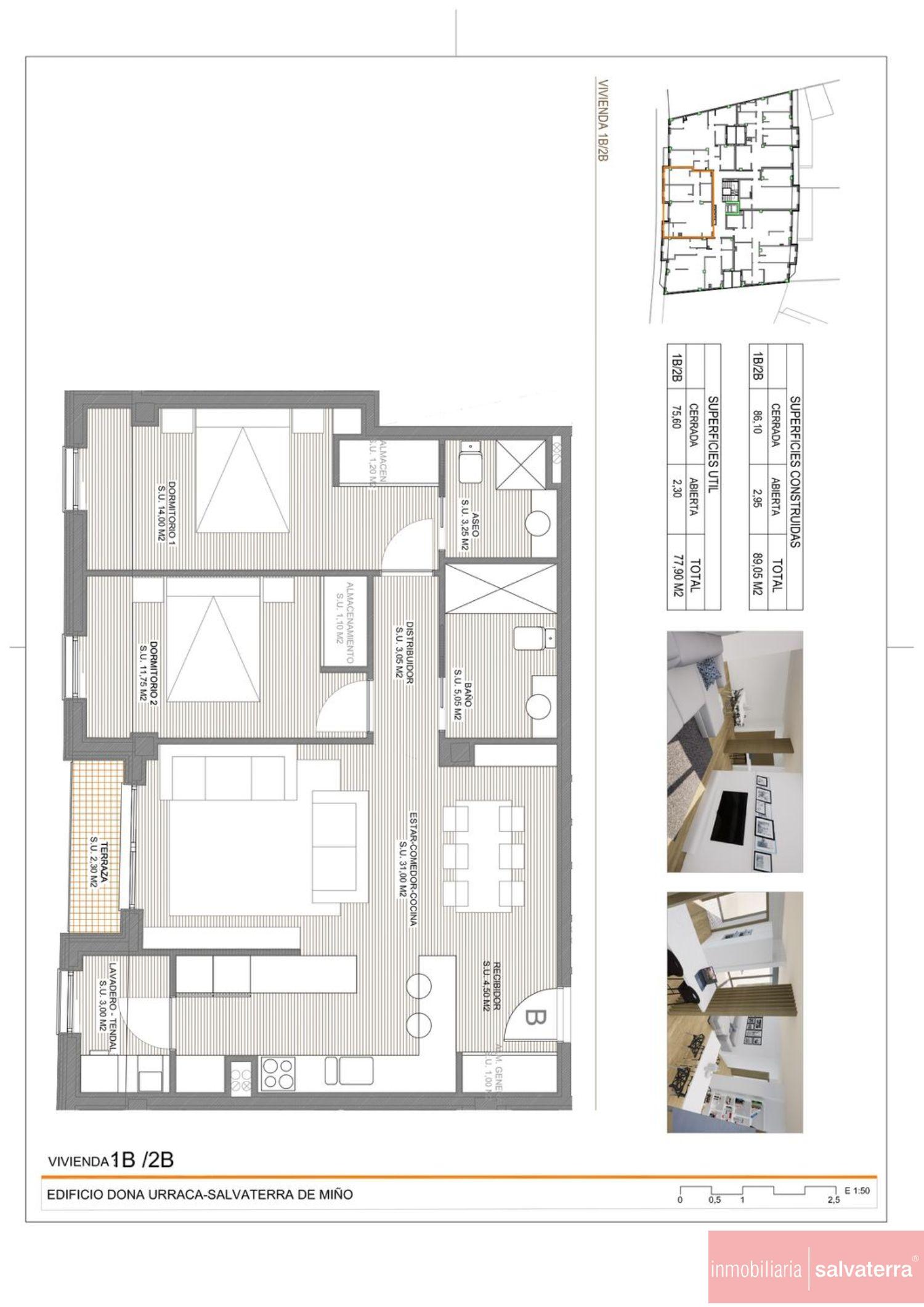 For sale of flat in Salvaterra de Miño