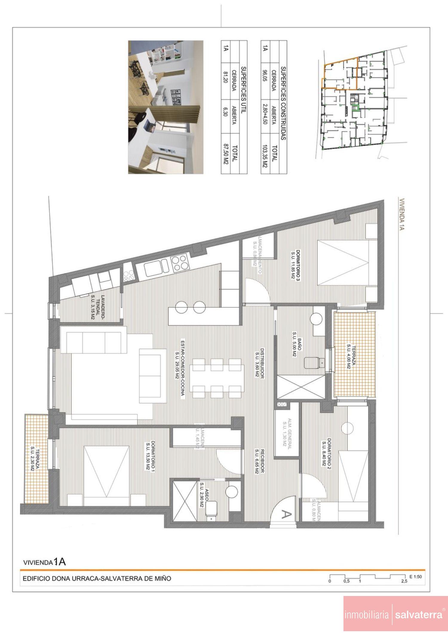 For sale of flat in Salvaterra de Miño