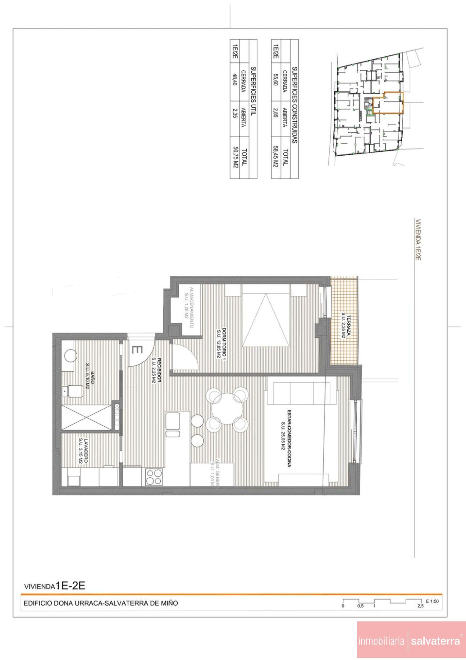 For sale of flat in Salvaterra de Miño