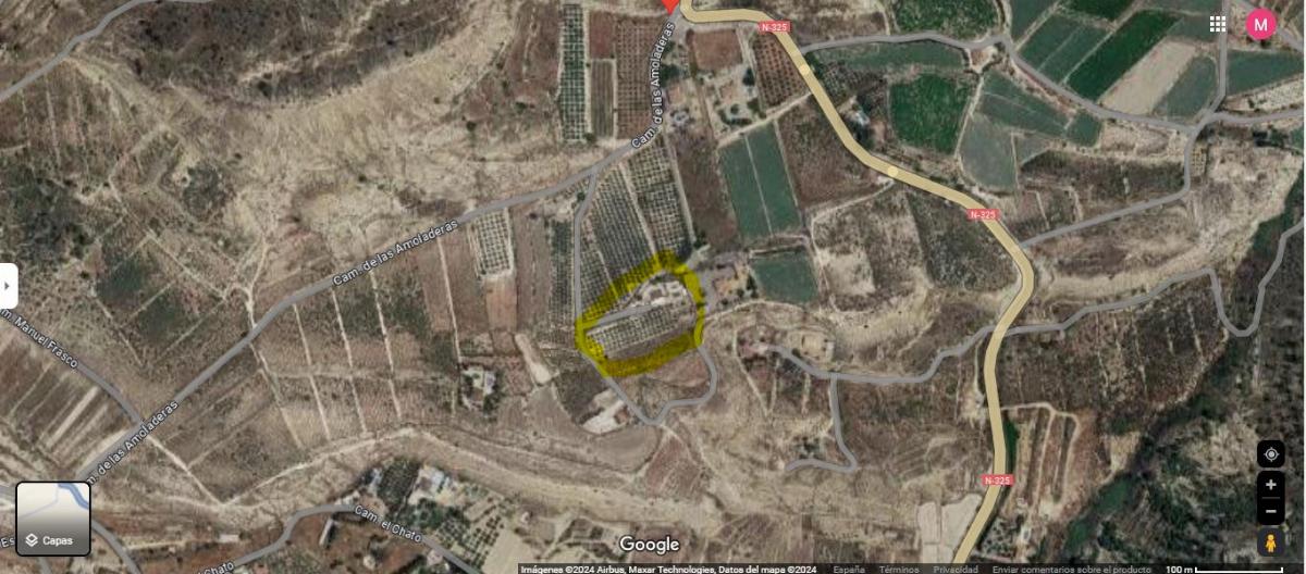 For sale of rural property in Aspe