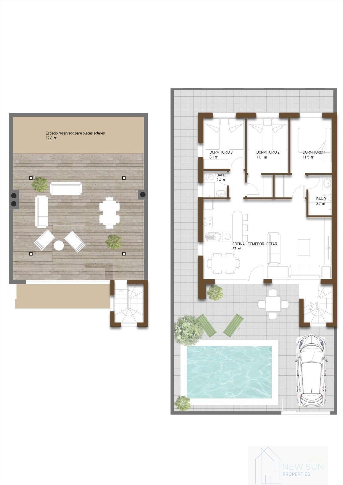 For sale of villa in Fuente alamo de Murcia