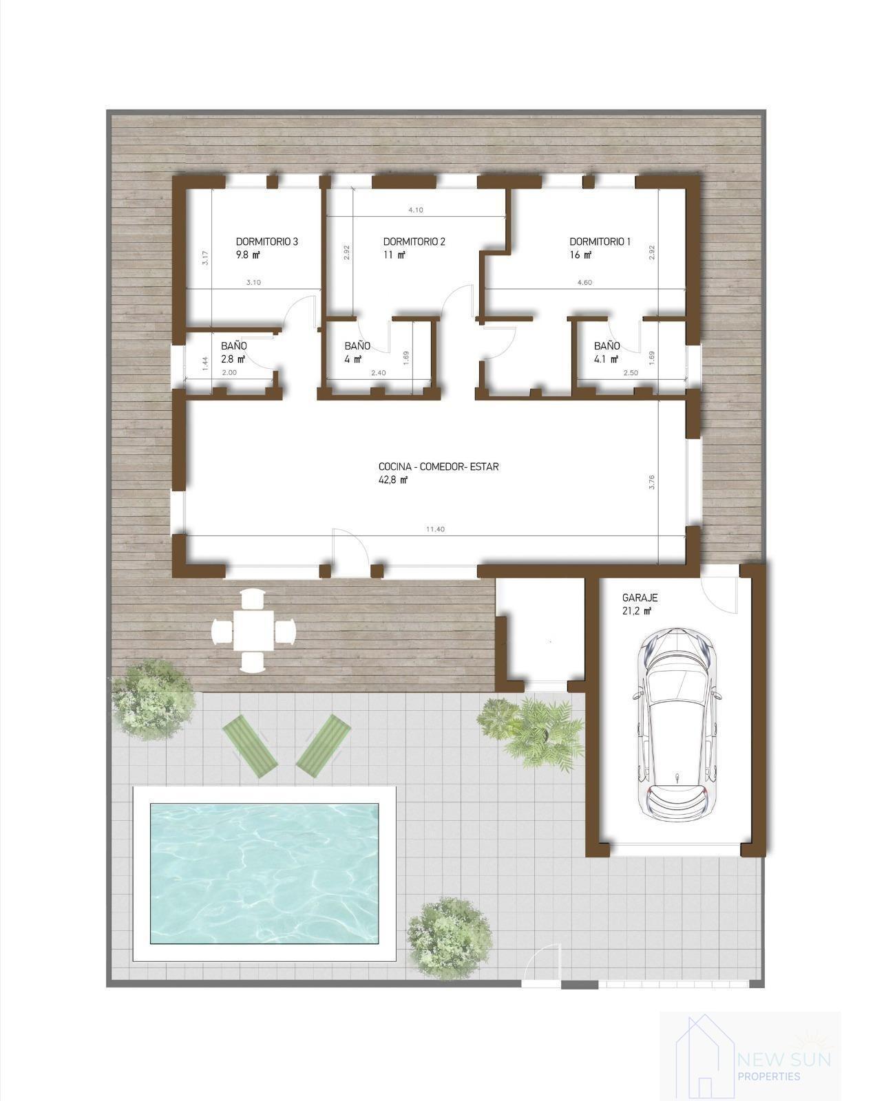 Venta de villa en Fuente alamo de Murcia