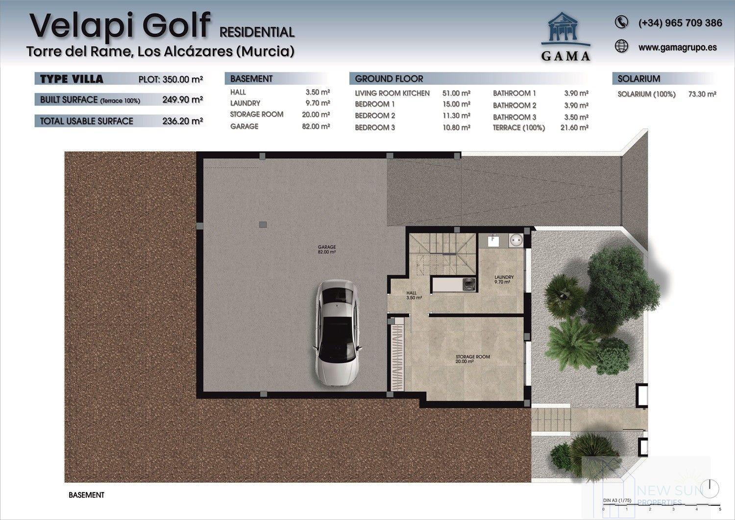 For sale of villa in Los Alcázares