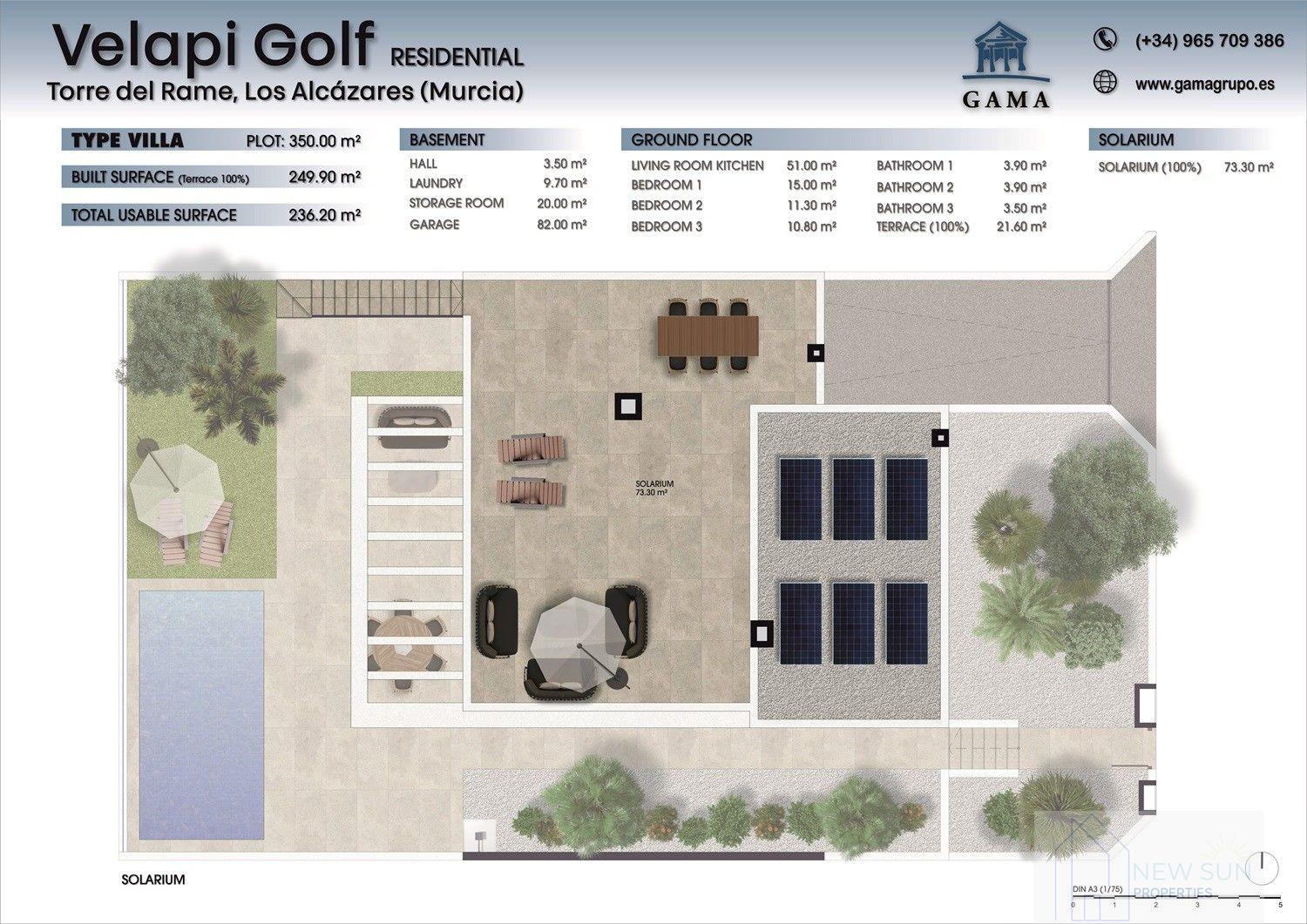 For sale of villa in Los Alcázares