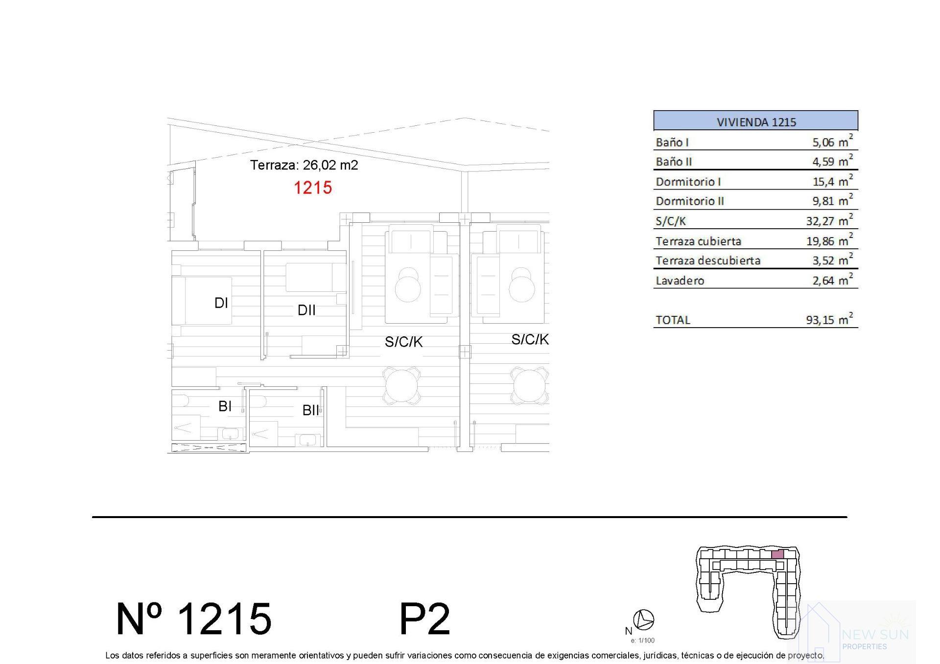 Venta de apartamento en San Miguel de Salinas