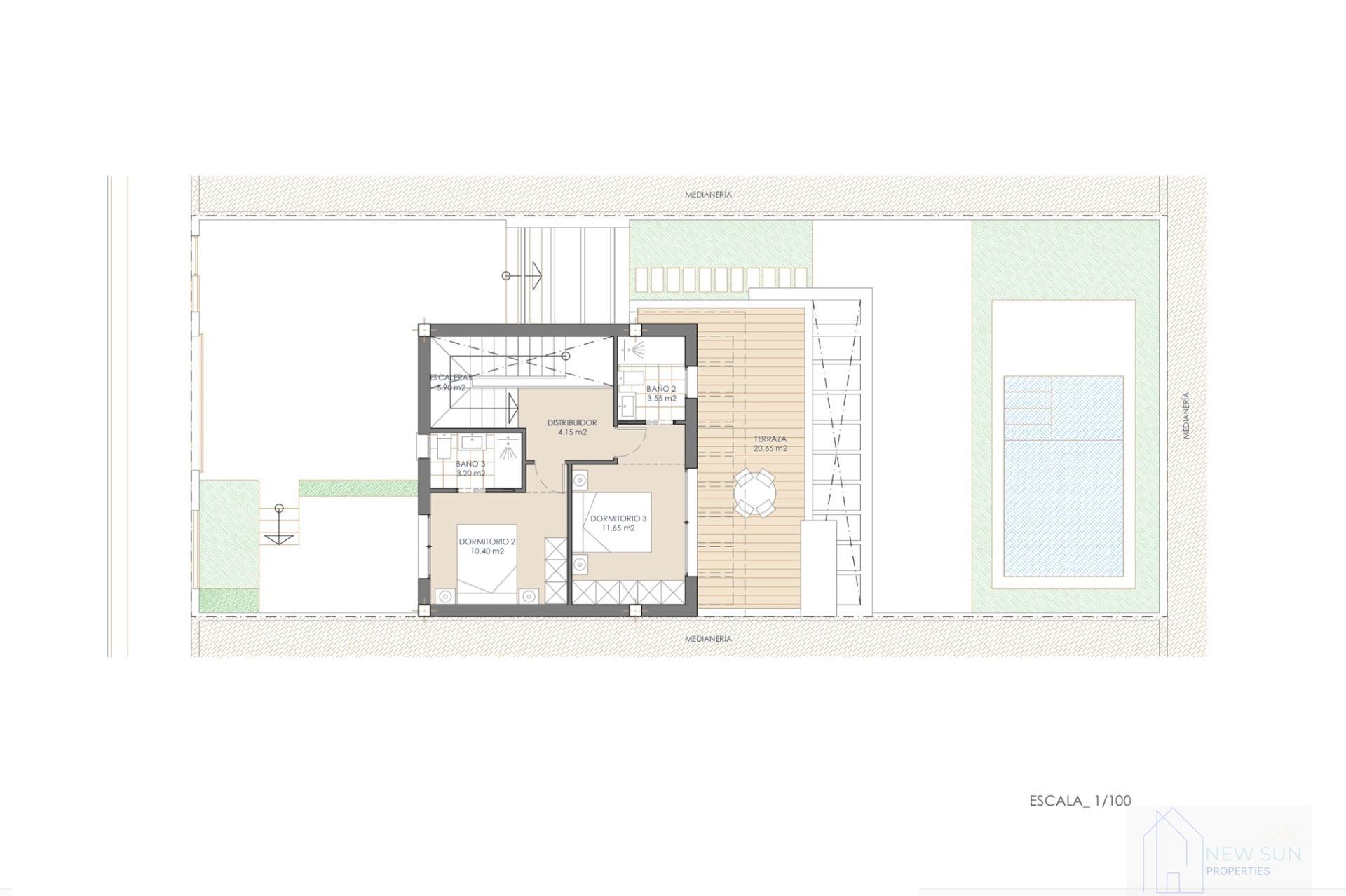 For sale of villa in San Juan de los Terreros