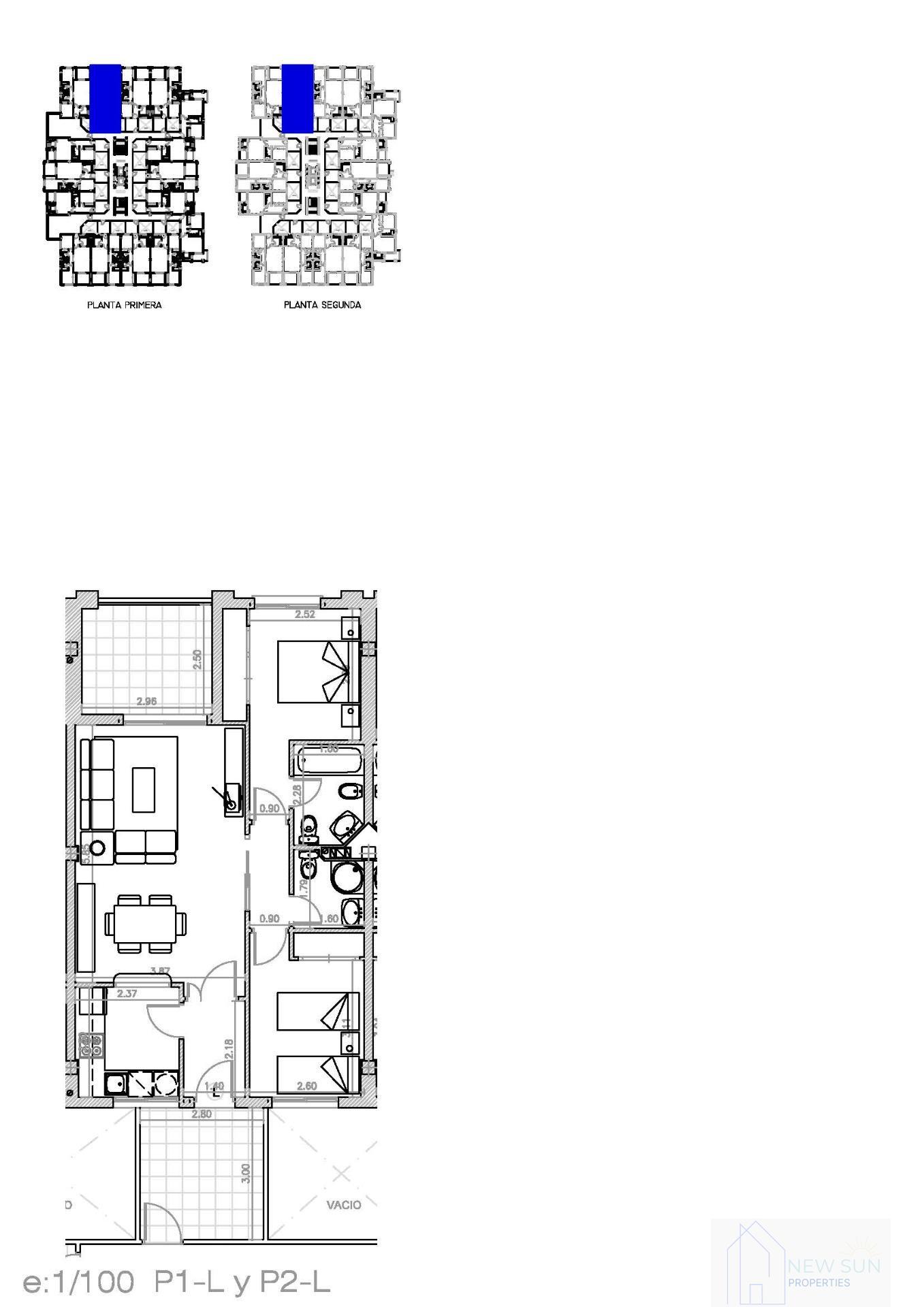 For sale of apartment in Orihuela Costa