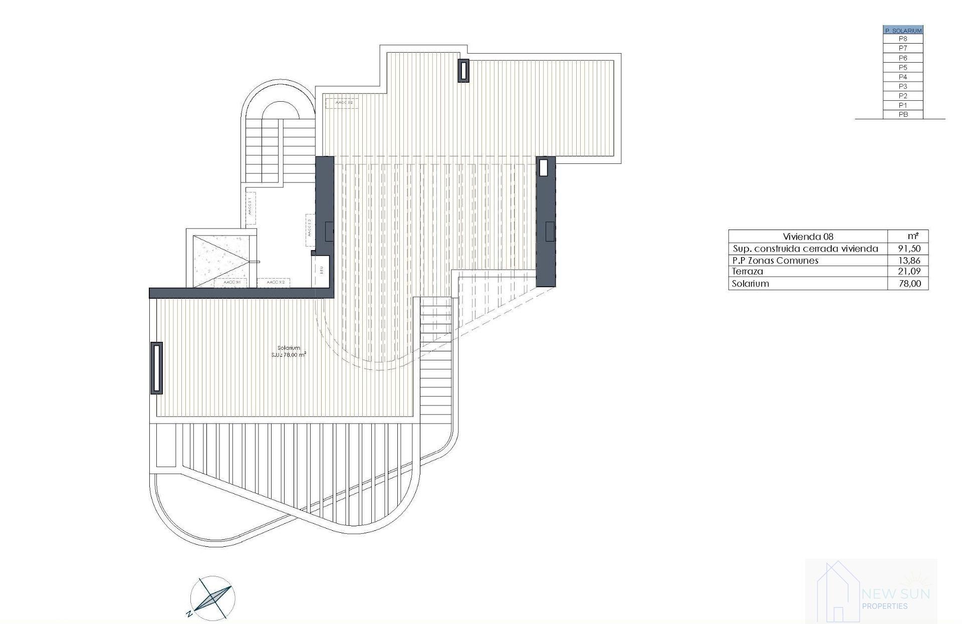 For sale of penthouse in Guardamar del Segura