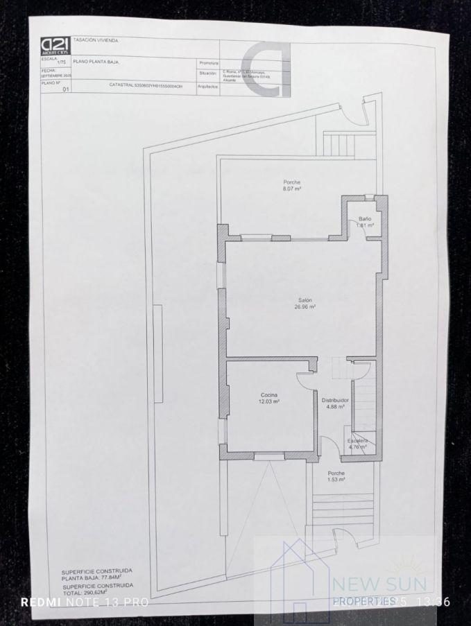 For sale of chalet in Torrevieja