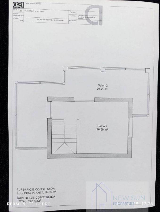 For sale of chalet in Torrevieja