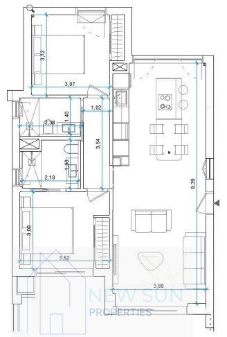For sale of apartment in Orihuela