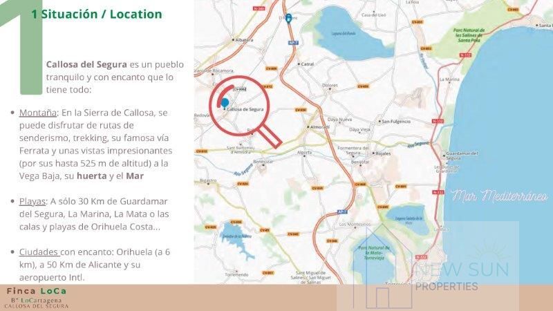 Venta de finca rústica en Callosa de Segura