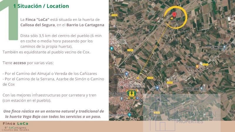 Venta de finca rústica en Callosa de Segura
