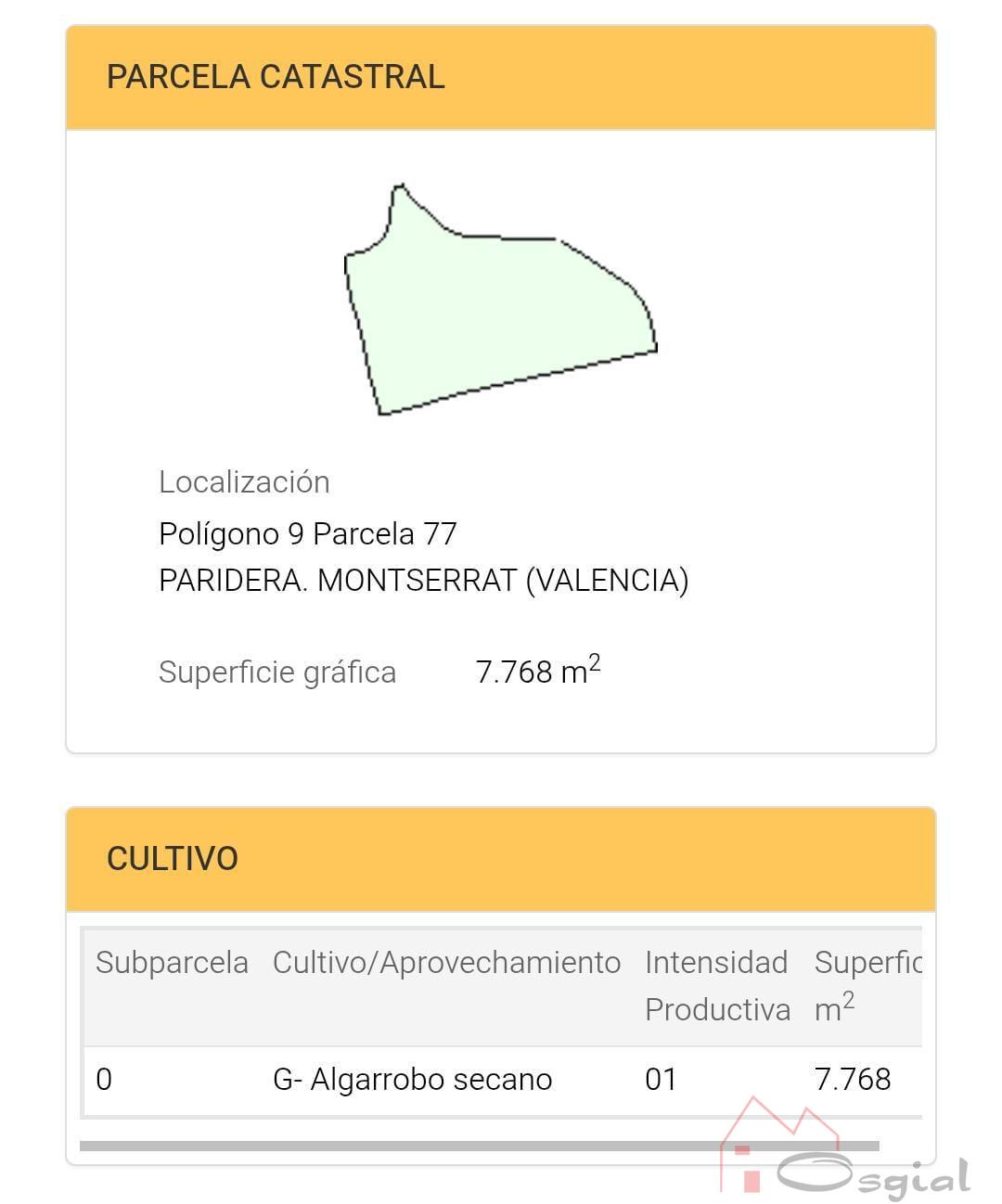 Venta de terreno en Monserrat