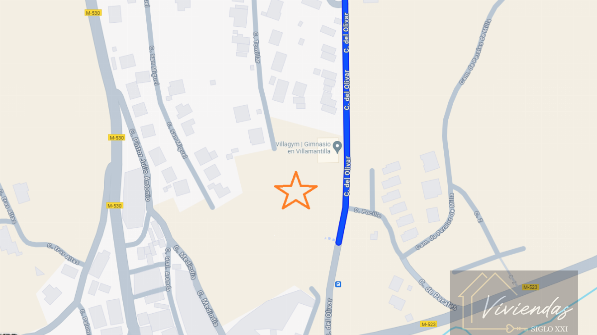 For sale of land in Villamantilla