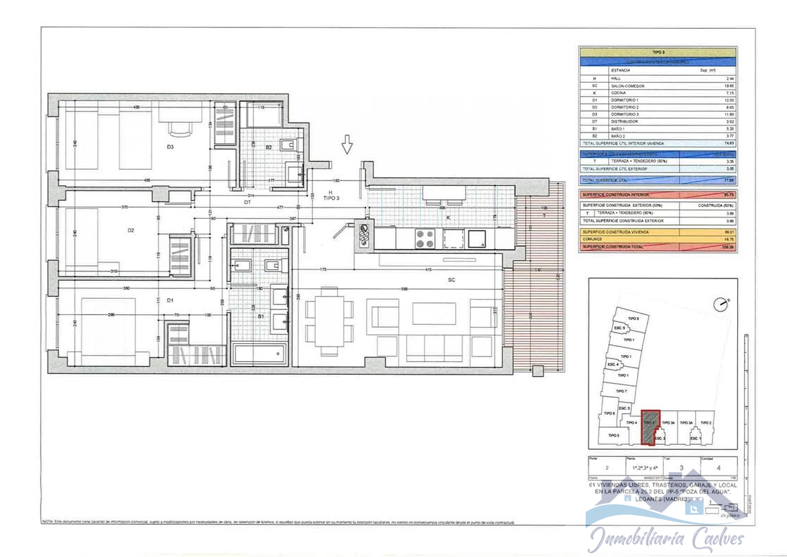 For rent of flat in Leganés