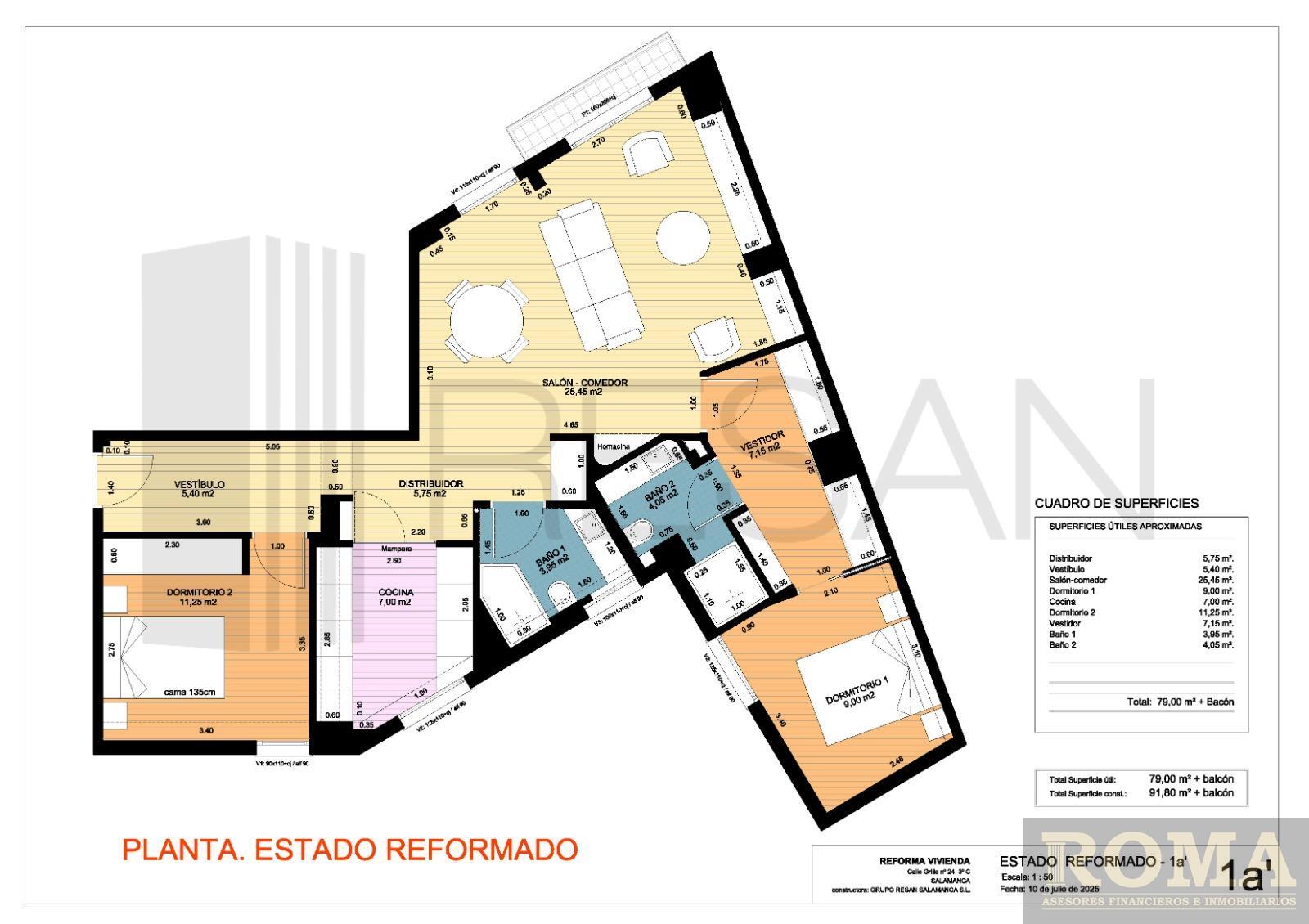 For sale of flat in Salamanca