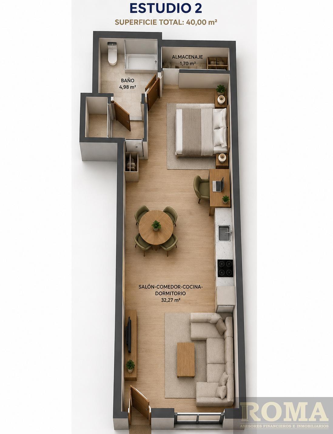 Venta de estudio en Salamanca