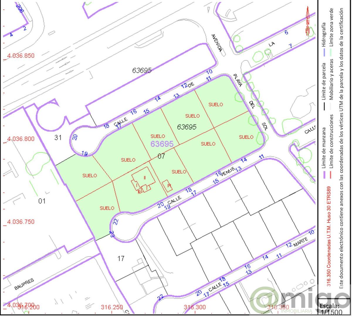 Venta de terreno en Costalita