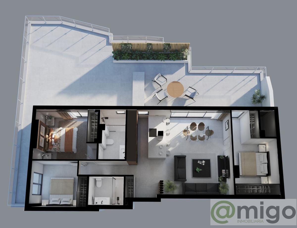 For sale of penthouse in Fuengirola