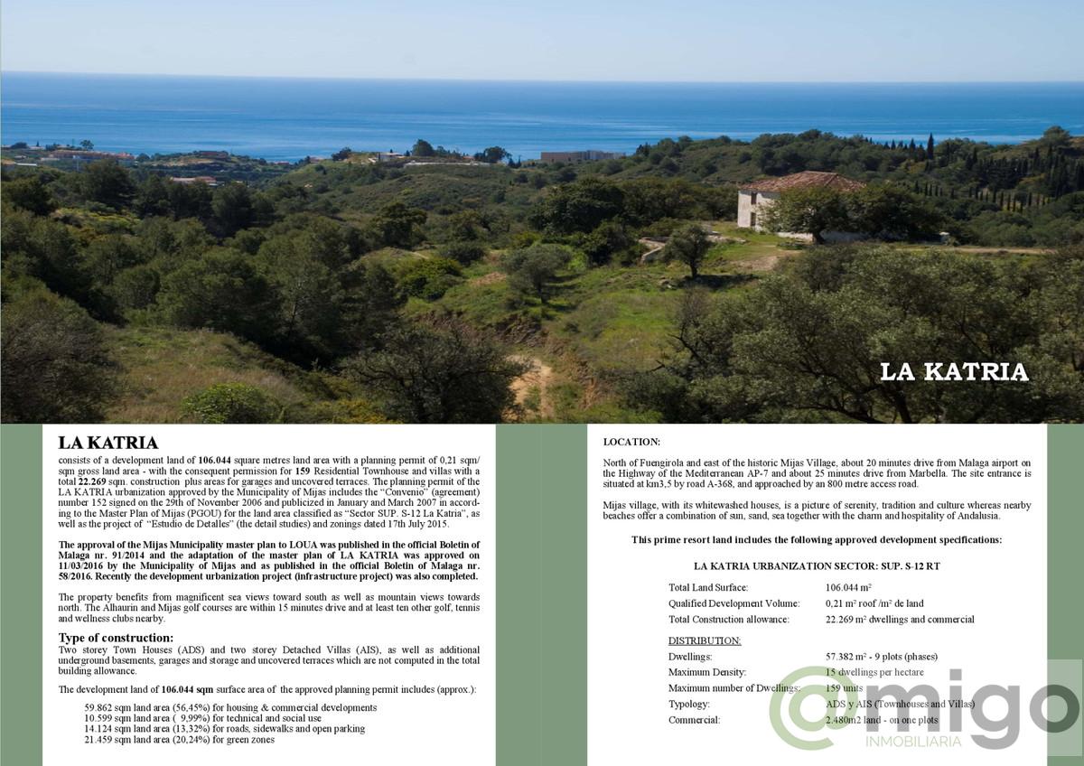 For sale of land in Mijas