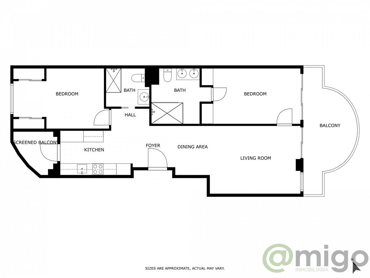 For sale of apartment in Marbella