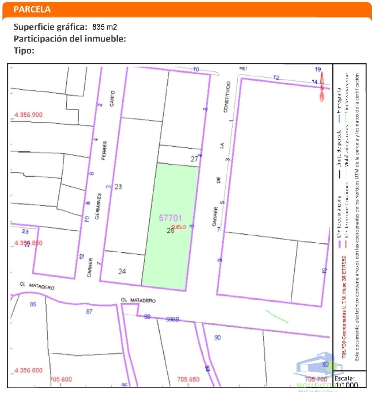 Venta de terreno en Montroy