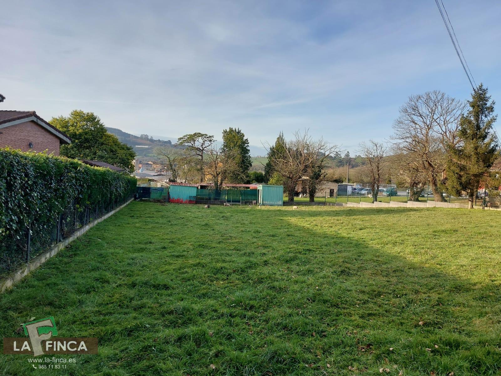 For sale of land in Llanera