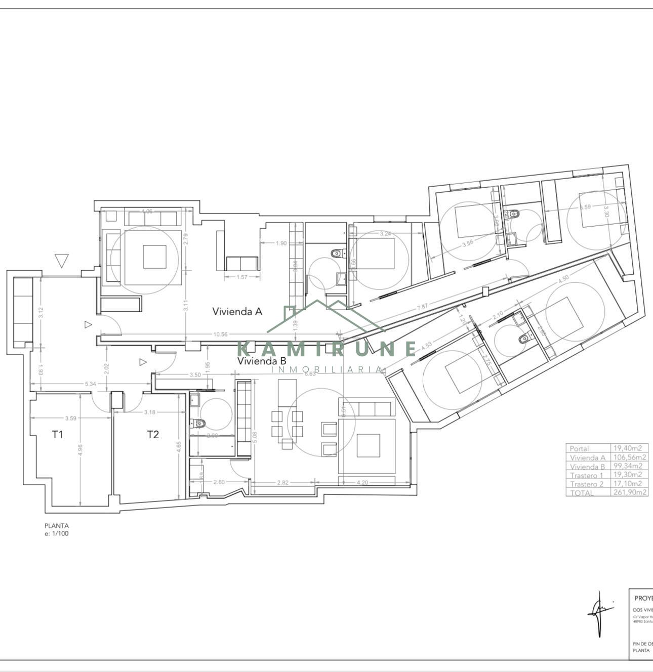 For sale of flat in Santurtzi