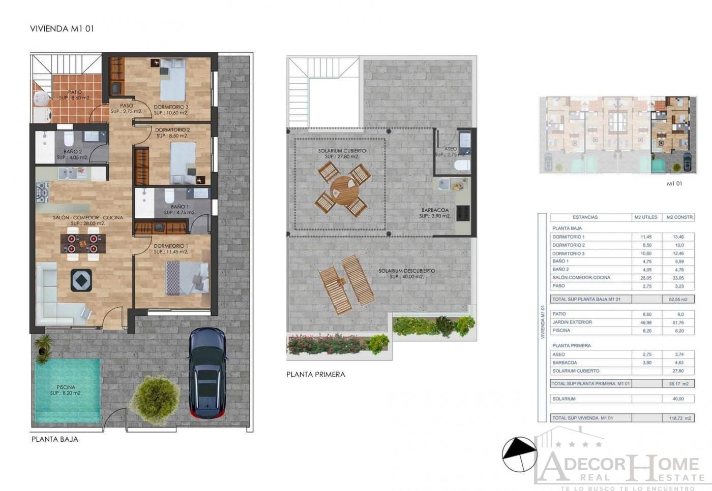 Zu verkaufen von duplex in
 Torre-Pacheco