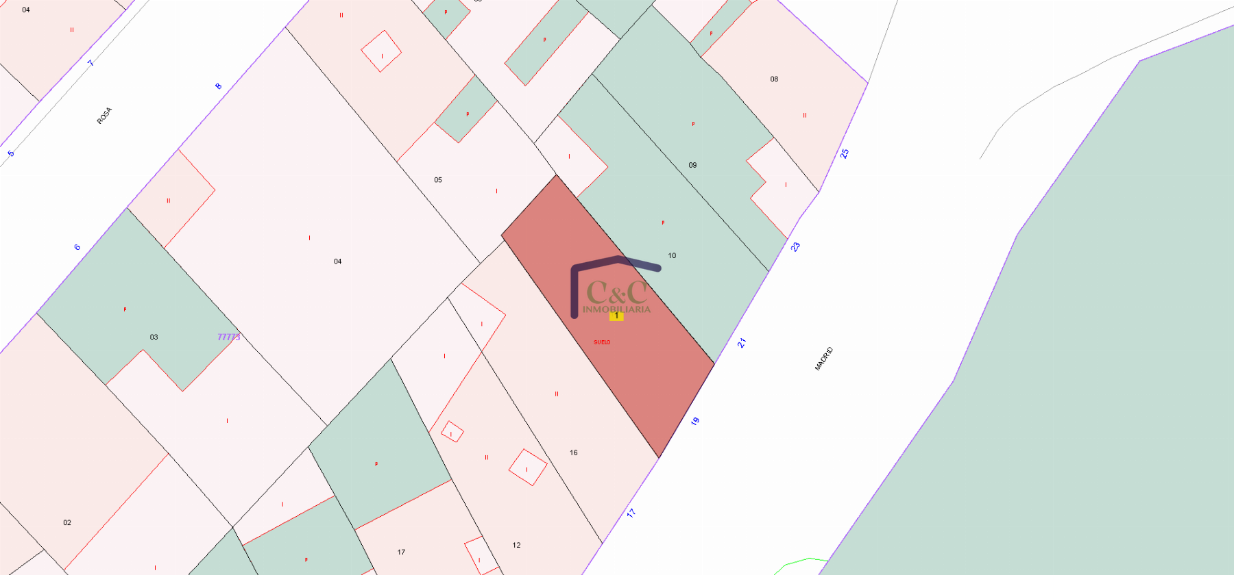 For sale of land in Manzanares