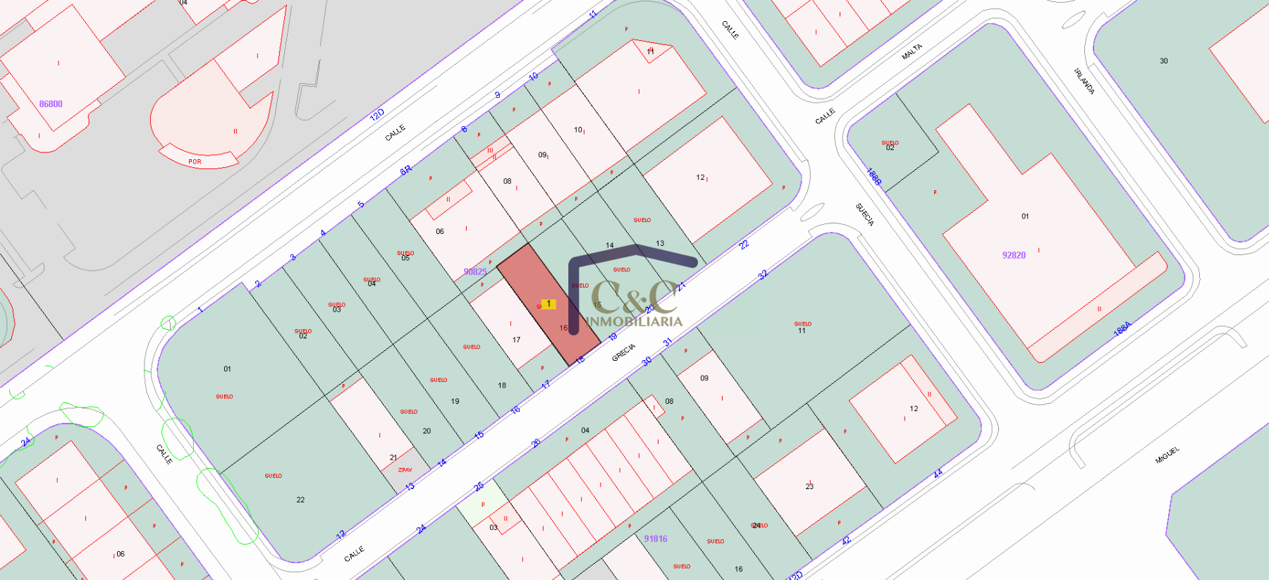 Venta de terreno en Manzanares