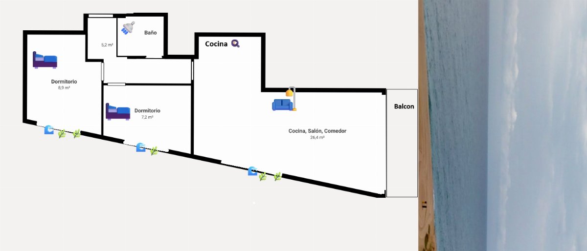 Venta de piso en Canet de Mar