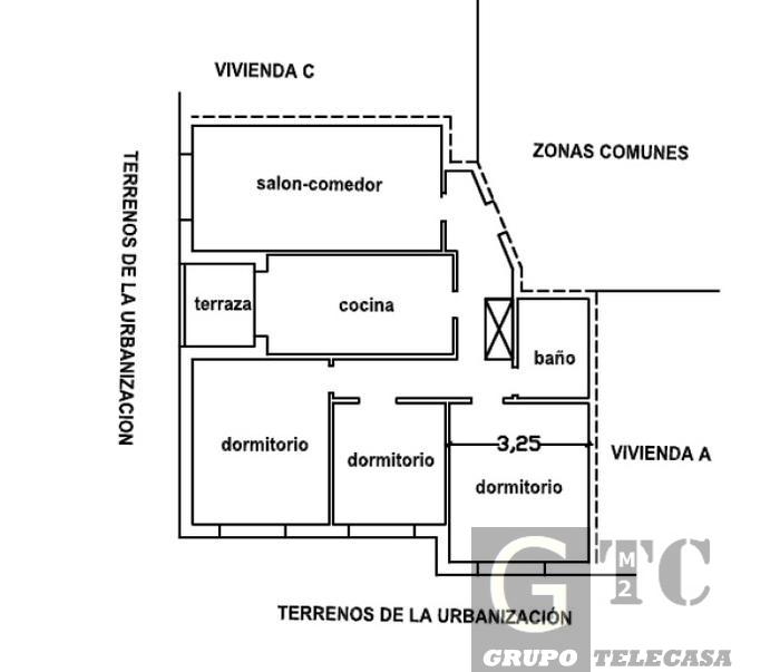 For sale of flat in Oviedo