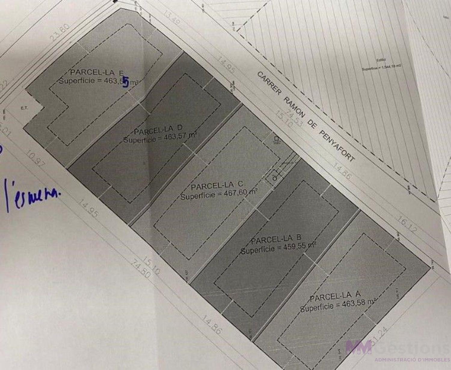 Venta de terreno en Santa margarida i els monjos