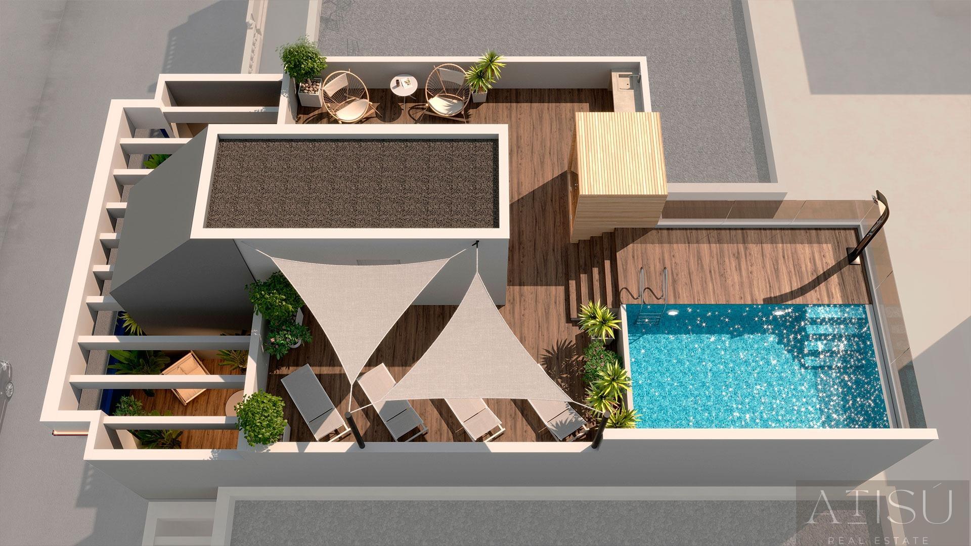 For sale of penthouse in Torrevieja
