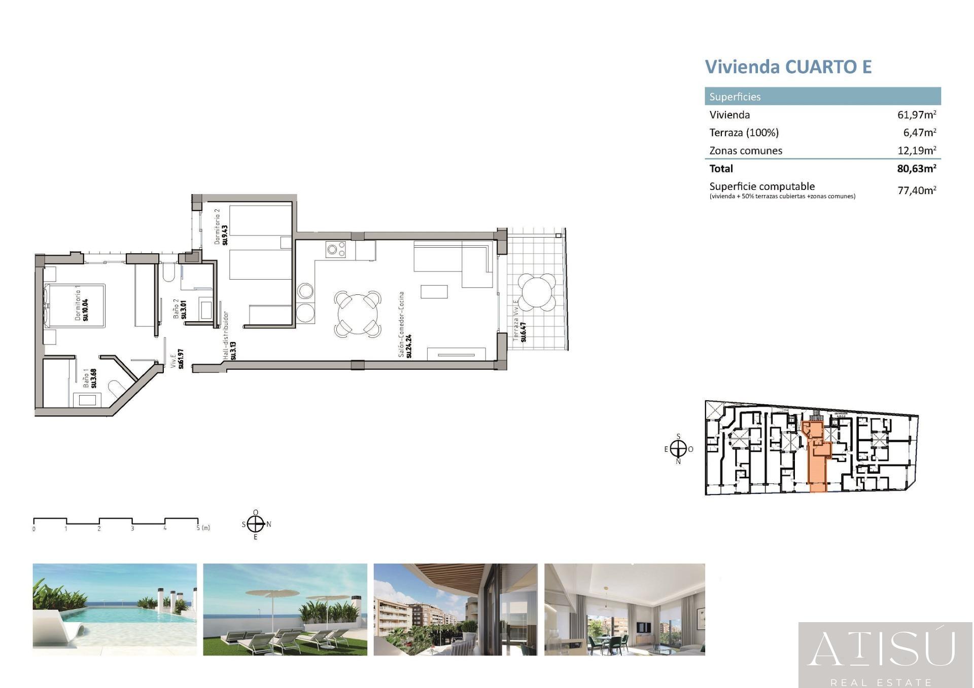 For sale of penthouse in Guardamar del segura