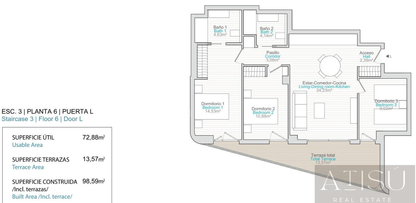 Venta de apartamento en Villajoyosa