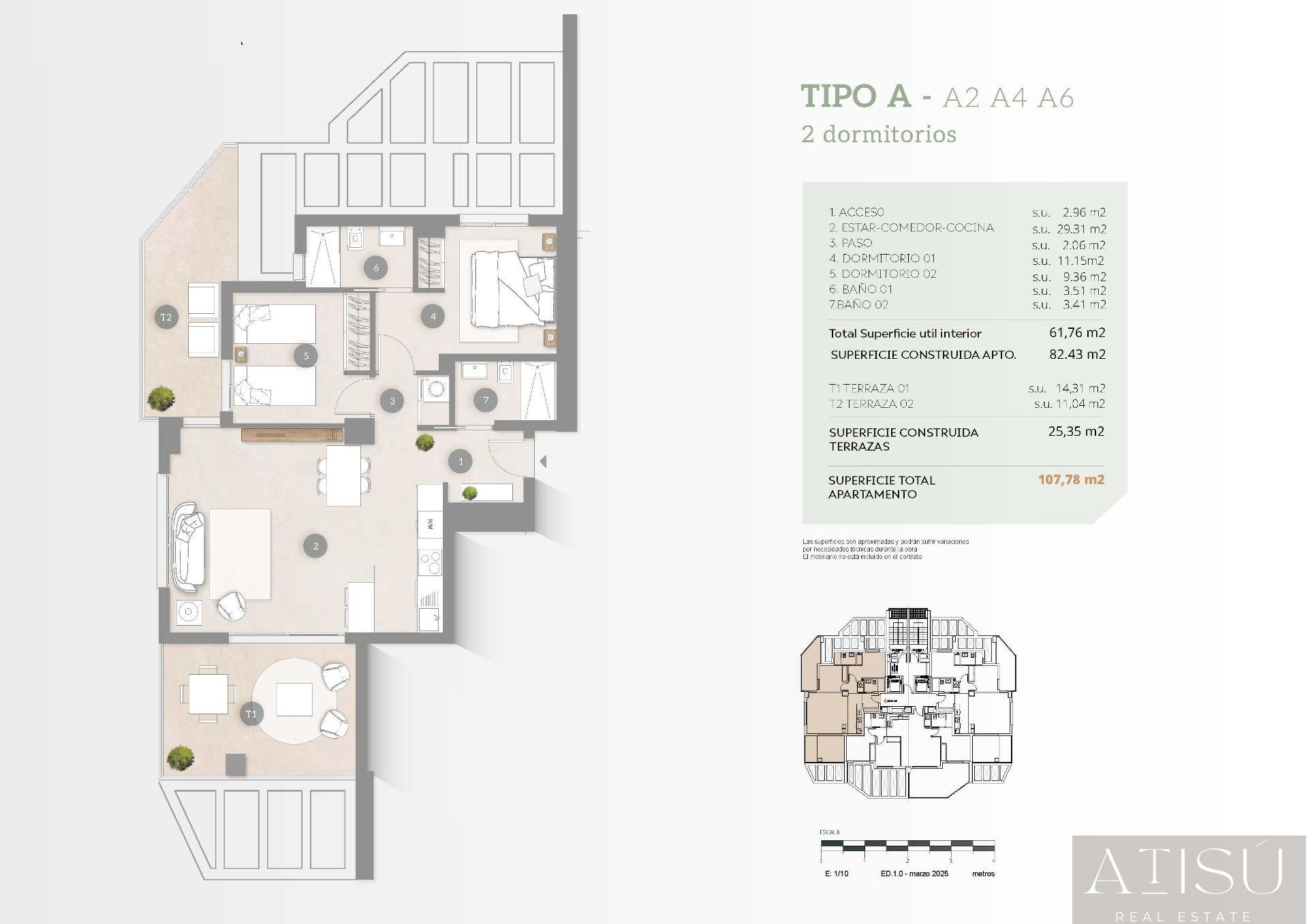 For sale of apartment in Calpe