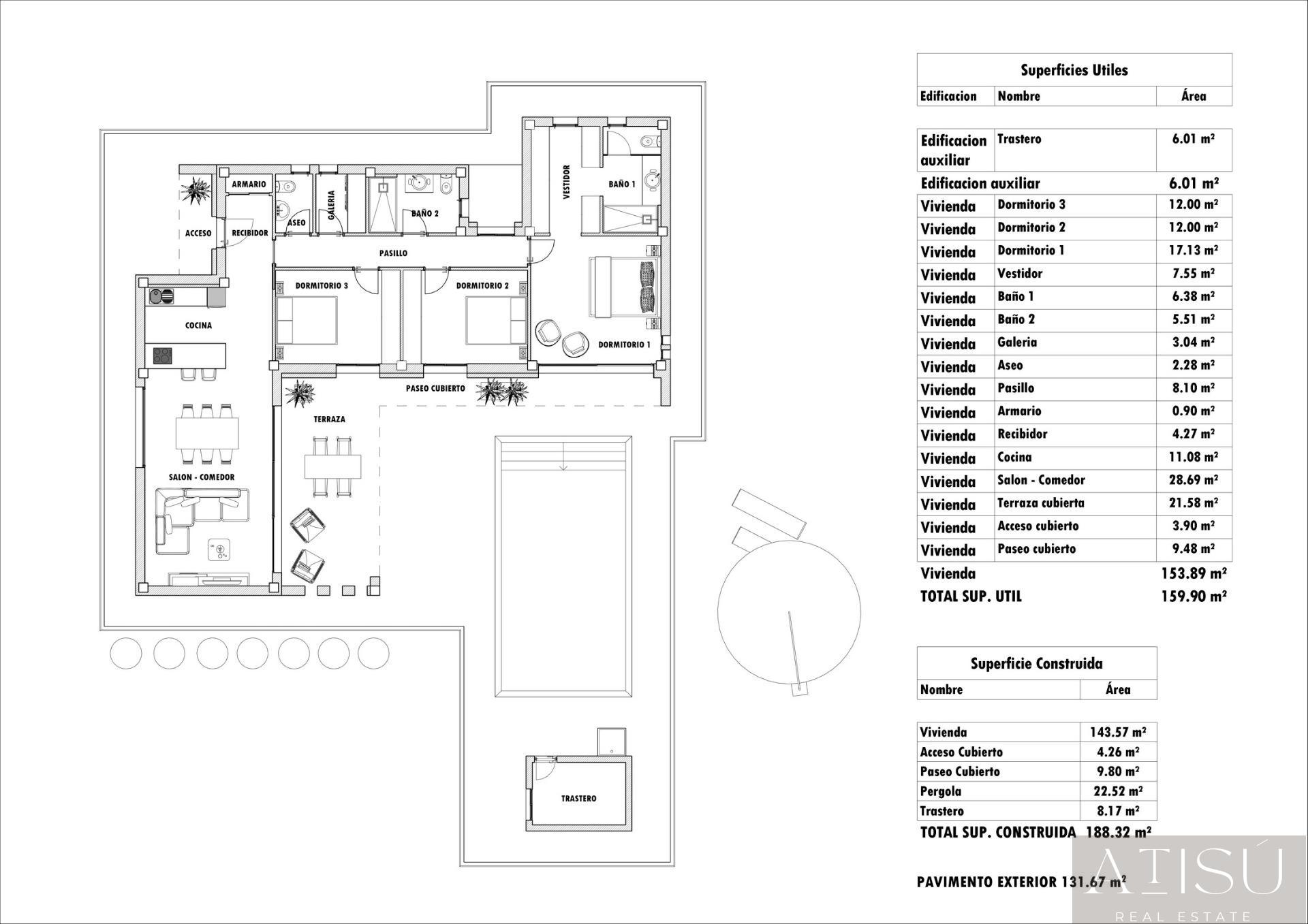 For sale of villa in Aspe pedanias