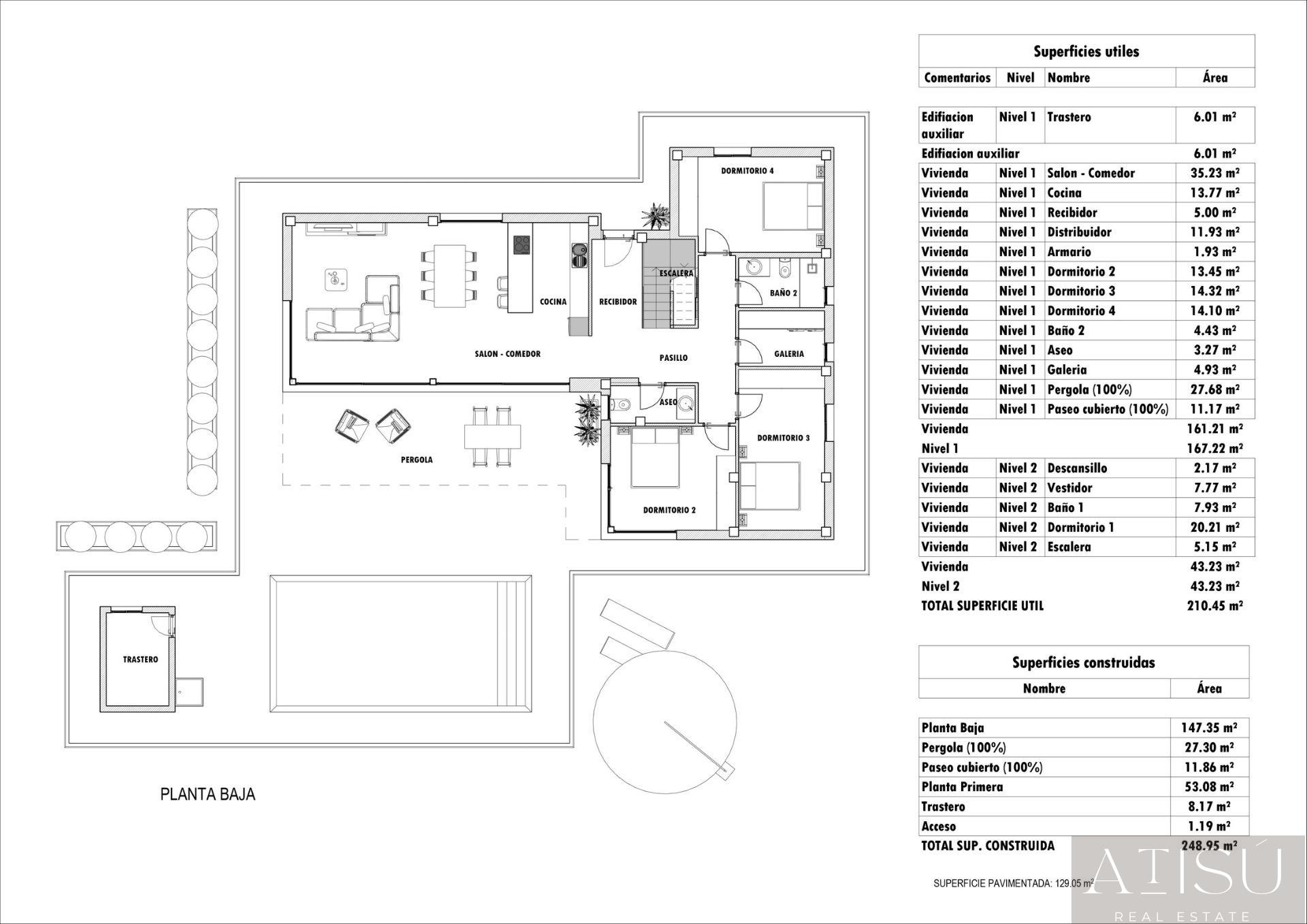 Venta de villa en Aspe pedanias