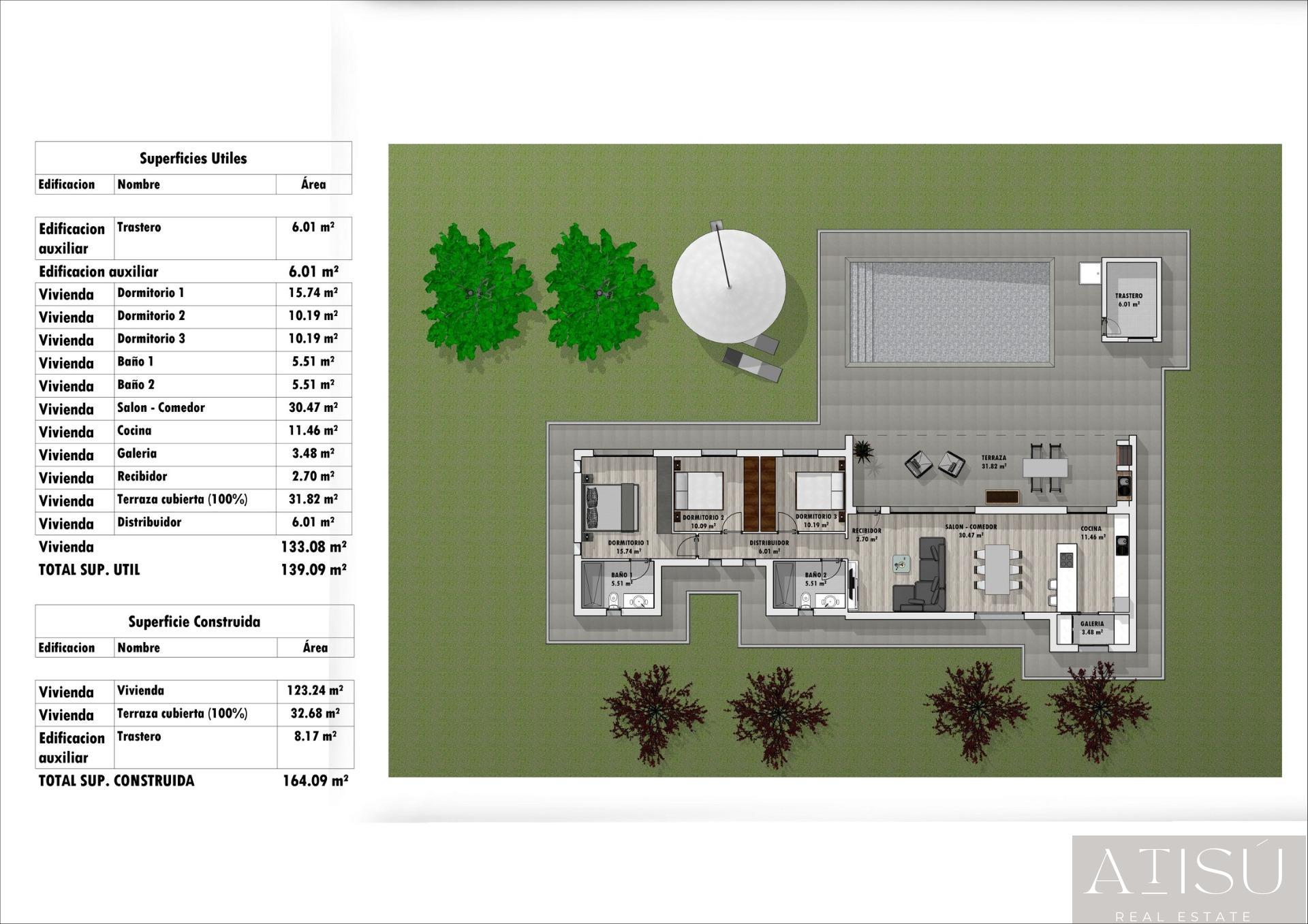Venta de villa en Aspe pedanias
