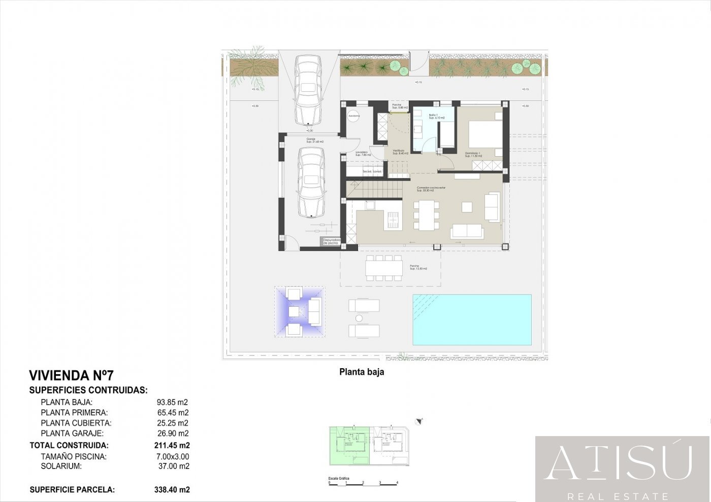 Venta de villa en Pilar de la horadada